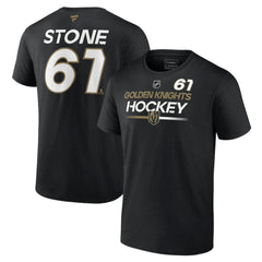 Mark Stone Vegas Golden Knights Fanatics Authentic Pro Prime Name & Number T-Shirt - Black | US 200852421