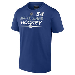 Auston Matthews Toronto Maple Leafs Fanatics Authentic Pro Prime Name & Number T-Shirt - Blue | US 200852468
