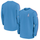 Tennessee Titans Alternate Logo Coach Long Sleeve Top - Light Blue Tops
