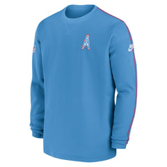 Tennessee Titans Alternate Logo Coach Long Sleeve Top - Light Blue Tops