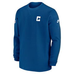 Indianapolis Colts Alternate Logo Coach Long Sleeve Top - Royal Tops
