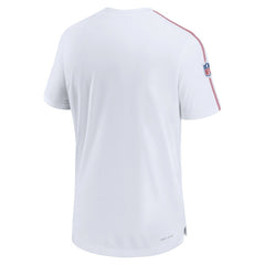 New York Giants Sideline Alternate Logo Coach Performance Top - White Tops