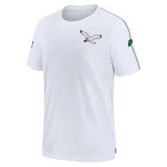 Philadelphia Eagles Sideline Alternate Logo Coach Performance Top - White Tops