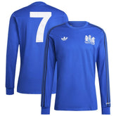 Manchester United x George Best Originals Lifestyler Long Sleeve Jersey Blue - Adidas sale