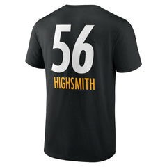Alex Highsmith Pittsburgh Steelers Team Wordmark Player Name & Number T-Shirt - Black T-shirts
