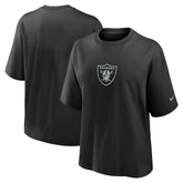 Las Vegas Raiders Women's Boxy T-Shirt - Black T-shirts
