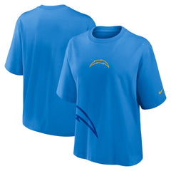 Los Angeles Chargers Women's Boxy T-Shirt - Powder Blue T-shirts