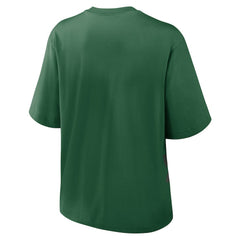 New York Jets Women's Boxy T-Shirt - Green T-shirts