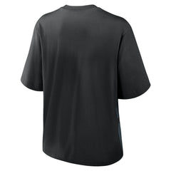 Pittsburgh Steelers Women's Boxy T-Shirt - Black T-shirts