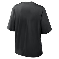 Carolina Panthers Women's Boxy T-Shirt - Black T-shirts