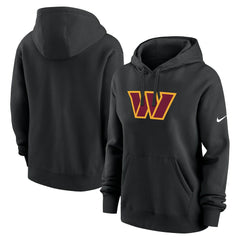 Washington Commanders Women's Club Fleece Hoodie - Black Hoodies
