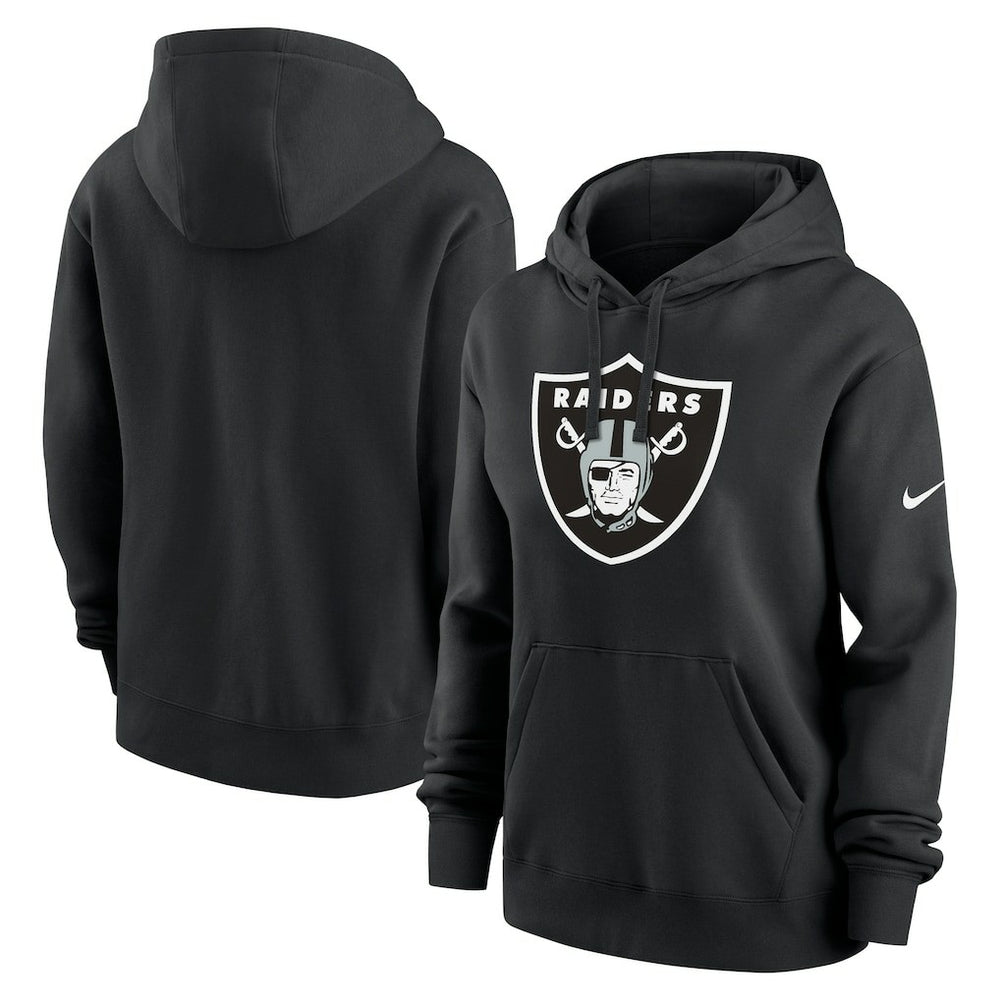 Las Vegas Raiders Women's Club Fleece Hoodie - Black Hoodies