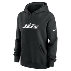 New York Jets Women's Club Fleece Hoodie - Black Hoodies