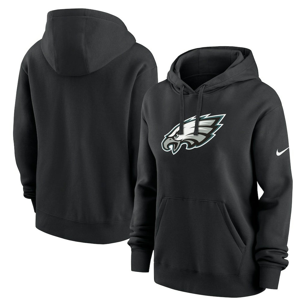 Philadelphia Eagles Women's Club Fleece Hoodie - Black Hoodies
