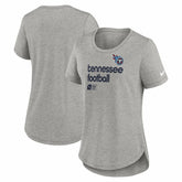 Tennessee Titans Women's Team Shout Out Tri-Blend T-Shirt - Heather Gray T-shirts