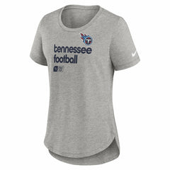 Tennessee Titans Women's Team Shout Out Tri-Blend T-Shirt - Heather Gray T-shirts
