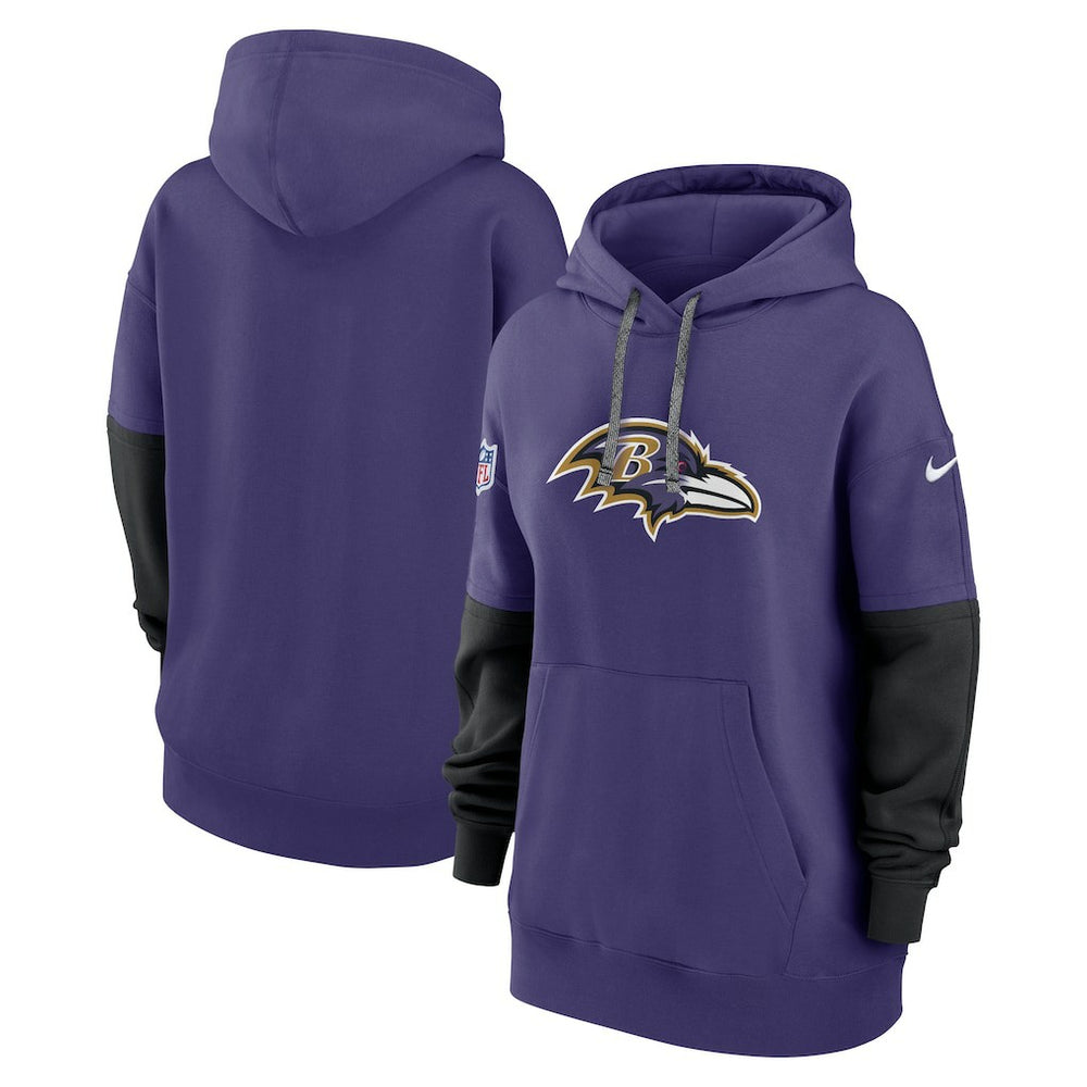 Baltimore Ravens Women's Sideline Essential Hoodie - Purple Hoodies