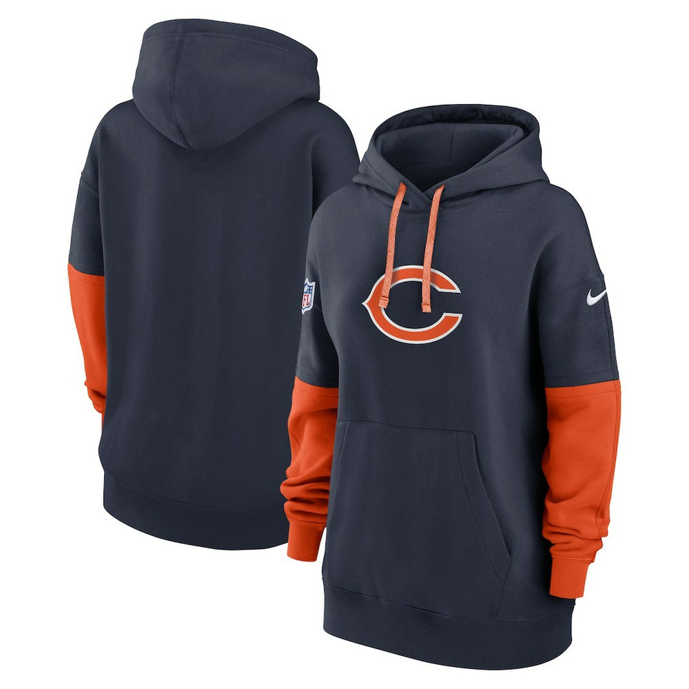 Chicago Bears Women's Sideline Essential Hoodie - Navy Hoodies