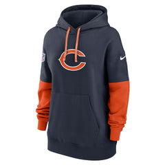 Chicago Bears Women's Sideline Essential Hoodie - Navy Hoodies