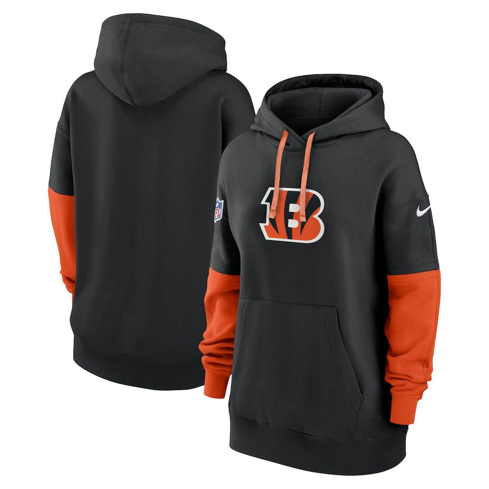 Cincinnati Bengals Women's Sideline Essential Hoodie - Black Hoodies