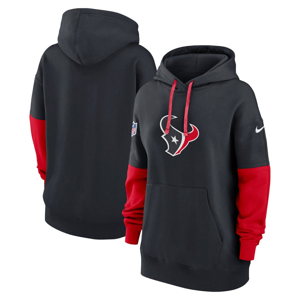 Houston Texans Women's Sideline Essential Hoodie - Navy Hoodies
