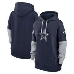 Dallas Cowboys Women's Sideline Essential Hoodie - Navy Hoodies