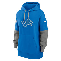 Detroit Lions Women's Sideline Essential Hoodie - Blue Hoodies