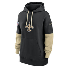 New Orleans Saints Women's Sideline Essential Hoodie - Black Hoodies