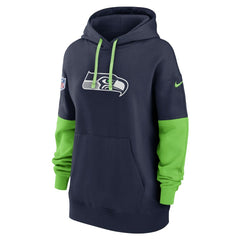 Seattle Seahawks Women's Sideline Essential Hoodie - College Navy Hoodies