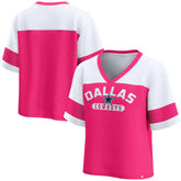 Dallas Cowboys Women's Homeschool Jersey Poly V-Neck
Fashion Top - Pink/White Jerseys