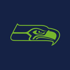 Seattle Seahawks Women's Backup Option Long Sleeve Hoodie T-Shirt - College Navy/White Hoodies