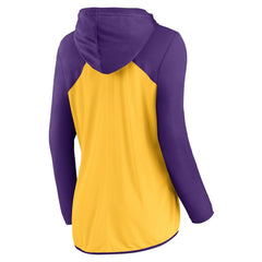 Minnesota Vikings Women's Script Full-Zip Hoodie - Gold/Purple Hoodies