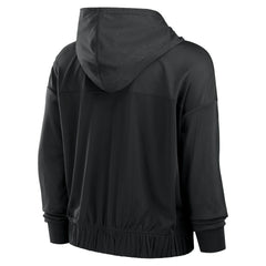Las Vegas Raiders Women's Script Lock Full-Zip Hoodie - Black Hoodies