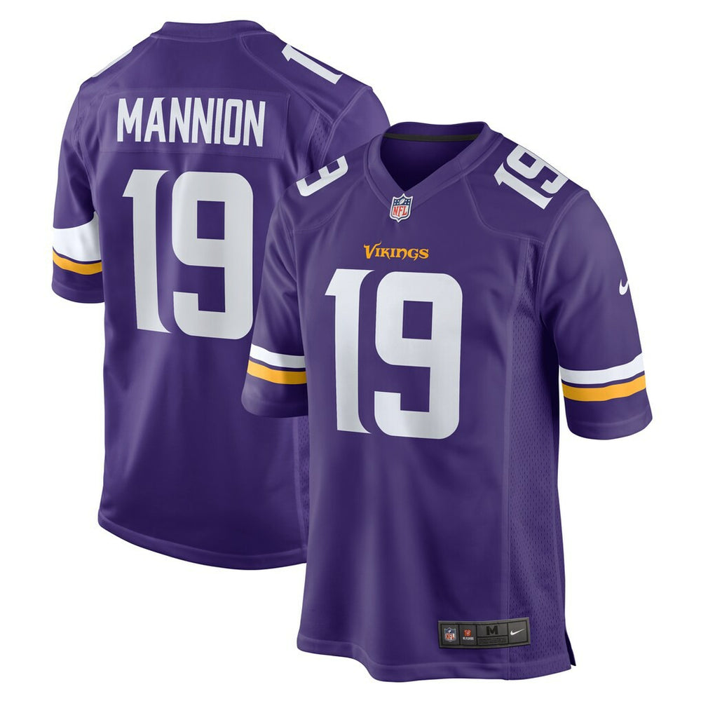 Sean Mannion Minnesota Vikings Game Jersey - Purple Jerseys