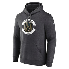 Vegas Golden Knights Fanatics Authentic Pro Core Secondary Fleece Pullover Hoodie - Heather Charcoal | US 200864719