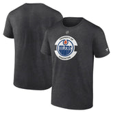 Edmonton Oilers Fanatics Authentic Pro Core Secondary T-Shirt - Heather Charcoal | US 200865112