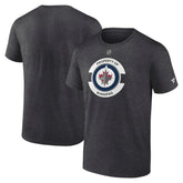 Winnipeg Jets Fanatics Authentic Pro Core Secondary T-Shirt - Heather Charcoal | US 200865141
