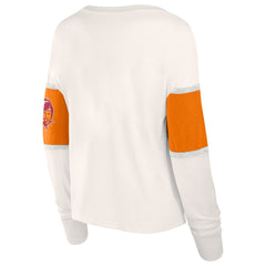 Tampa Bay Buccaneers Women's Antique Block Long Sleeve T-Shirt - Cream T-shirts