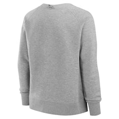 New York Jets Women's Hit Hard Fleece Pullover Sweatshirt - Heather Gray Pullover