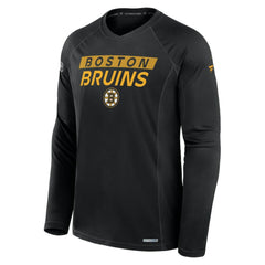 Boston Bruins Fanatics Authentic Pro Rink Tech Long Sleeve T-Shirt - Black | US 200869630