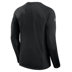 Chicago Blackhawks Fanatics Authentic Pro Rink Tech Long Sleeve T-Shirt - Black | US 200869647