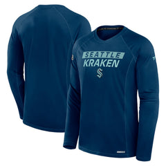 Seattle Kraken Fanatics Authentic Pro Rink Tech Long Sleeve T-Shirt - Navy | US 200869648