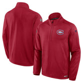 Montreal Canadiens Fanatics Authentic Pro Rink Quarter-Zip Jacket - Red | US 200869918