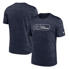Dallas Cowboys Big & Tall Velocity Performance T-Shirt - Navy T-shirts