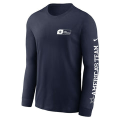 Dallas Cowboys America's Team Essential Long Sleeve T-Shirt - Navy T-shirts