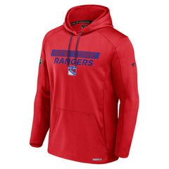 New York Rangers Fanatics Authentic Pro Rink Fleece Pullover Hoodie - Red | US 200870222
