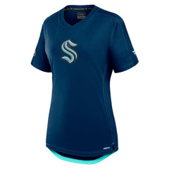 Seattle Kraken Fanatics Women's Authentic Pro Rink T-Shirt - Deep Sea Blue | US 200870385