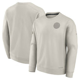 Edmonton Oilers Fanatics Authentic Pro Road Fleece Pullover Sweatshirt - Cream | US 200871188