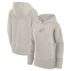 Detroit Red Wings Fanatics Women's Authentic Pro Road Pullover Hoodie - Cream | US 200871455