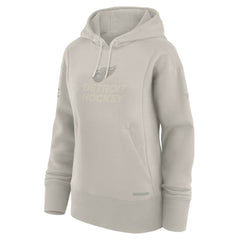 Detroit Red Wings Fanatics Women's Authentic Pro Road Pullover Hoodie - Cream | US 200871455